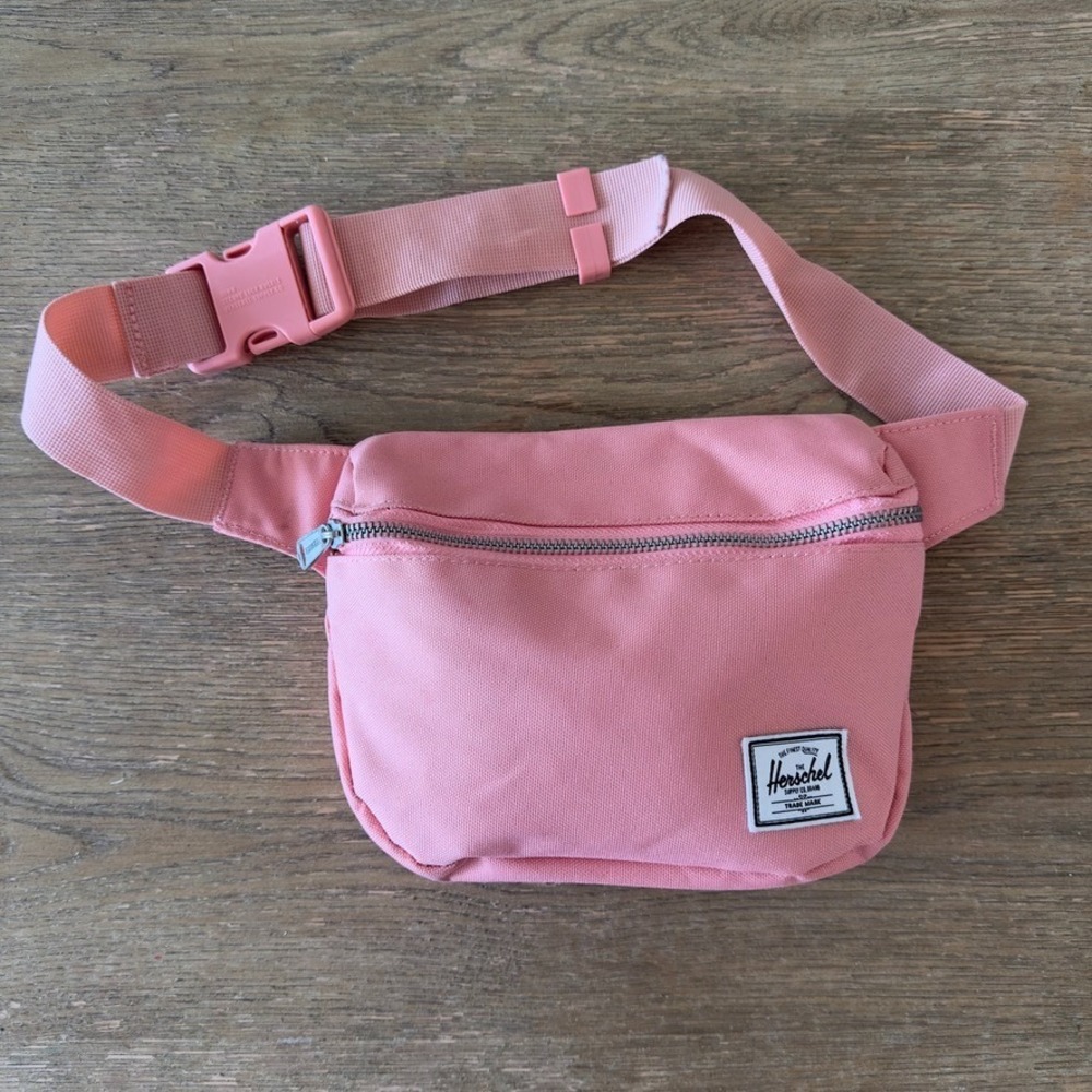 Herschel Supply Co. Fifteen Hip Pack-Belt Bag-Travel-Pink Canvas Crossbody